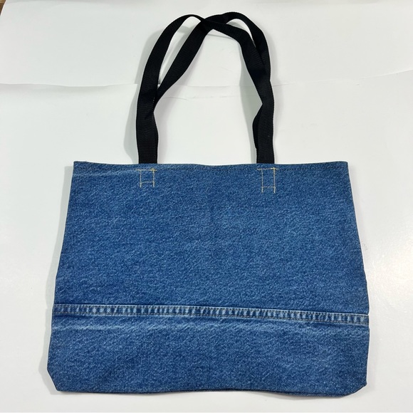 Handmade Carhartt Denim Patchwork Small Shoulder Tote Bag One Of a Kind Y2K - Picture 4 of 7